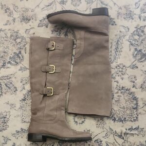 Stuart Weitzman Ludlow Tan Buckle Boot Size 8